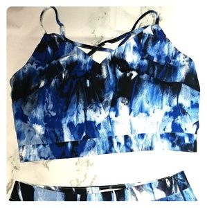 Papaya crop top shirt